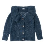 Chaqueta Tricot Calada Petroleo