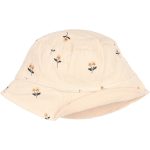 Gorro Florecitas Crema