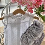 Conjunto vichy gris