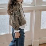 Camisa crop cuadrito gales