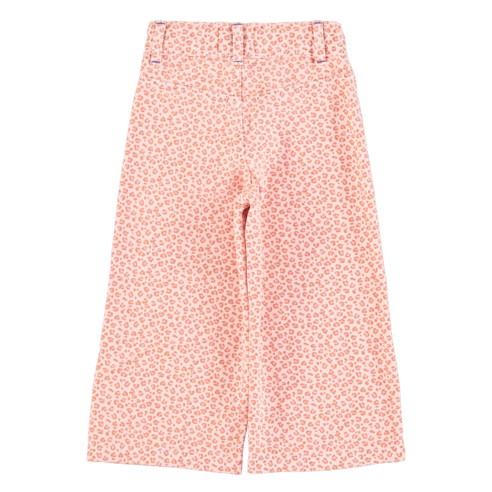 flare trousers light pink w animal print piupiuchick 2