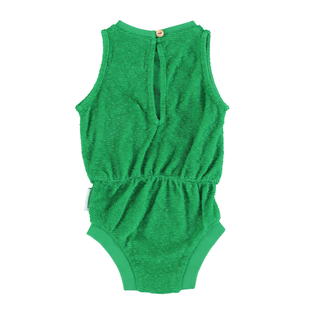 playsuit green w 22que calor22 print piupiuchick baby 2