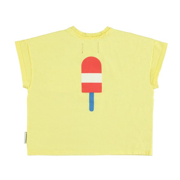 tshirt yellow w ice cream print piupiuchick 2
