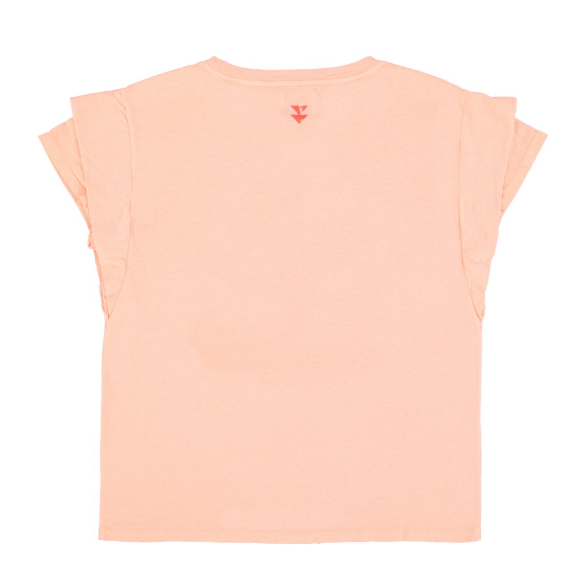 Double short sleeve t shirt pink w cherries print sisters department b
