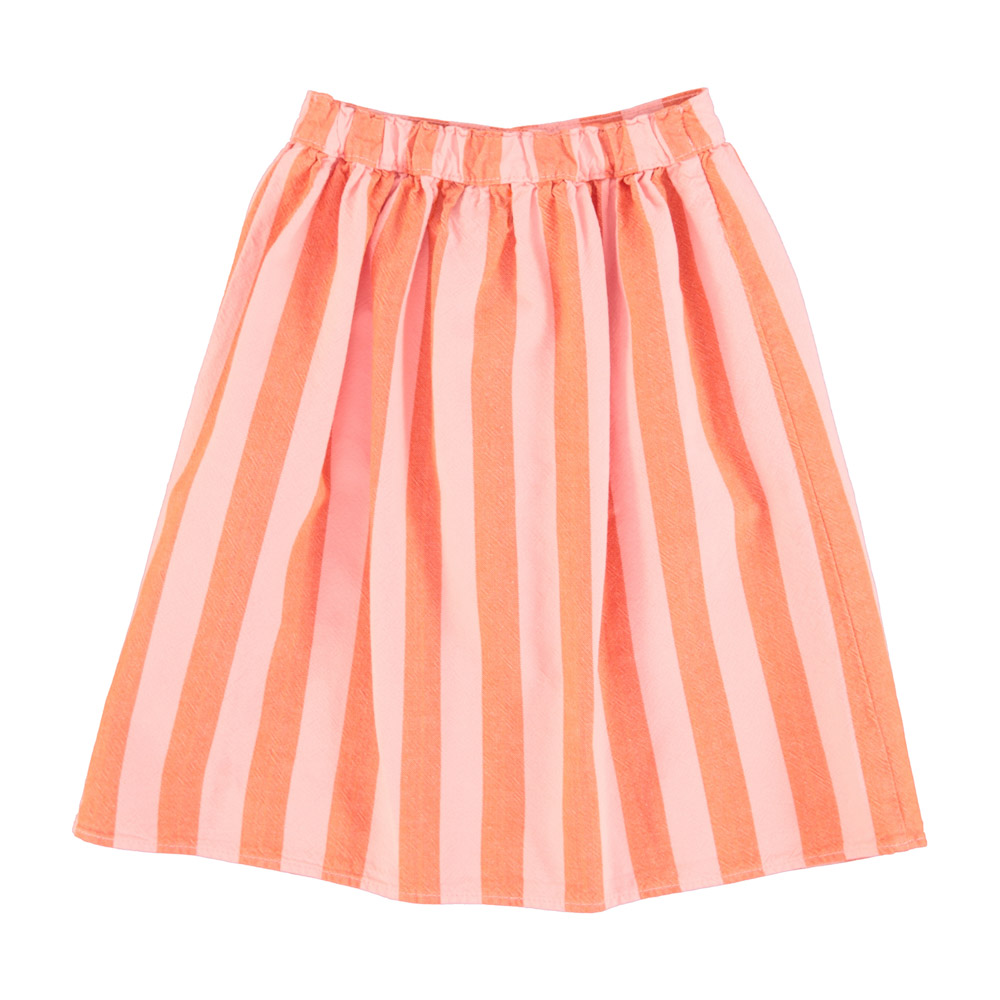 Long skirt w front pockets orange pink stripes piupiuchick 2