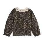 Camisa florecitas cuello bordado - Imagen 5