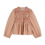 Camisa smock nude