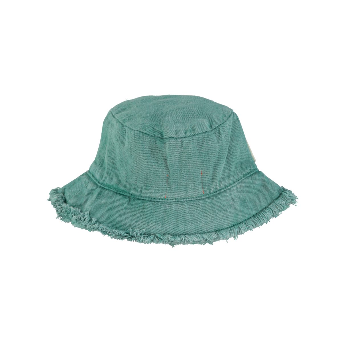 hat green w multicolor wave print 2