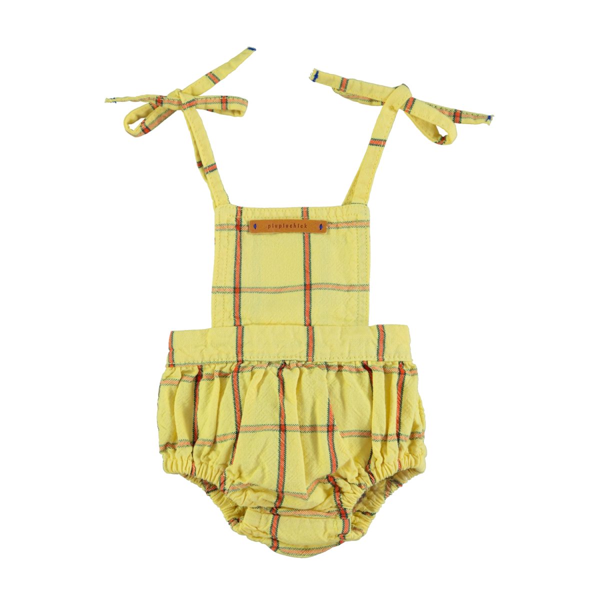 playsuit yellow checkered 1