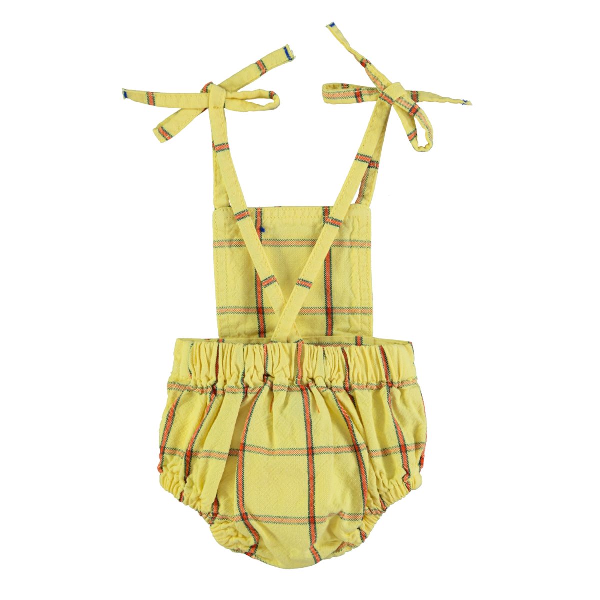 playsuit yellow checkered 2