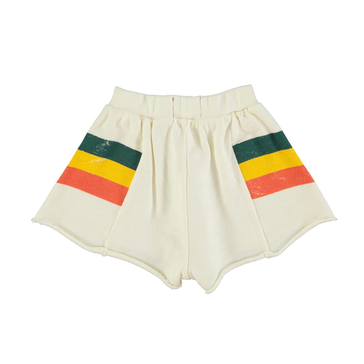 shorts ecru w multicolor stripes 2