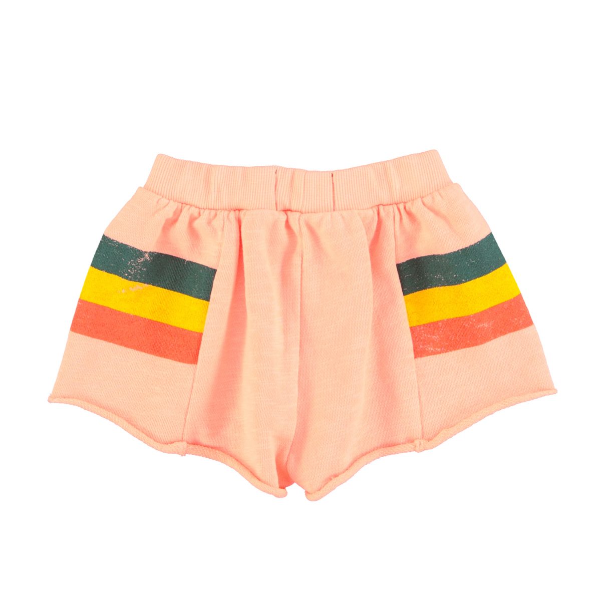 shorts pink w multicolor stripes 2