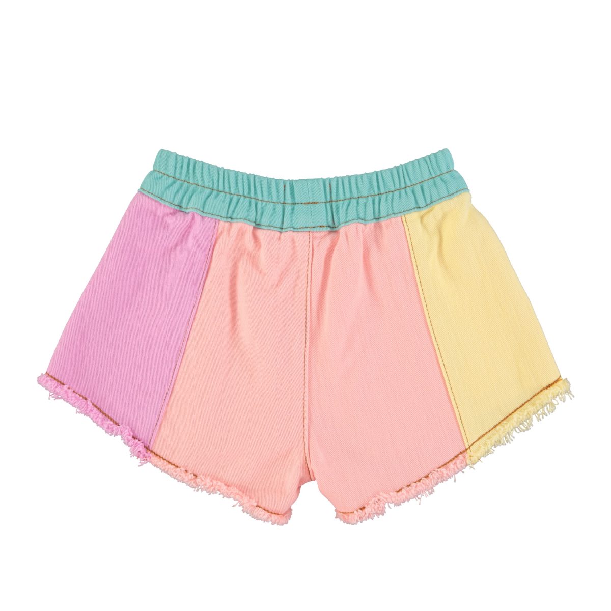 shorts w fringes multicolor pastels 2