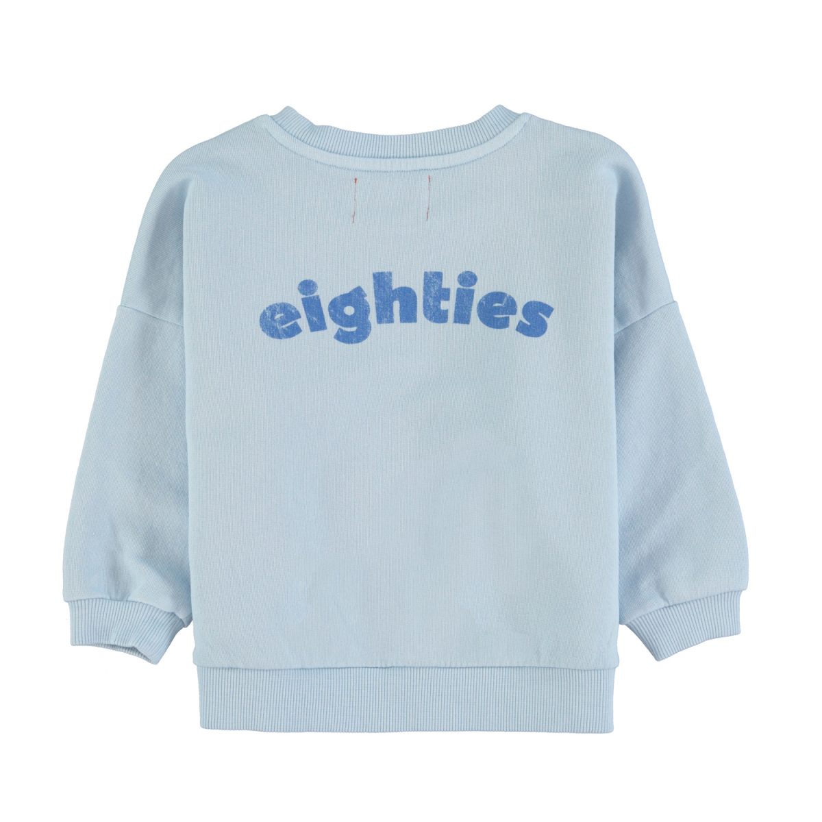 sweatshirt light blue w multicolor wave print 2