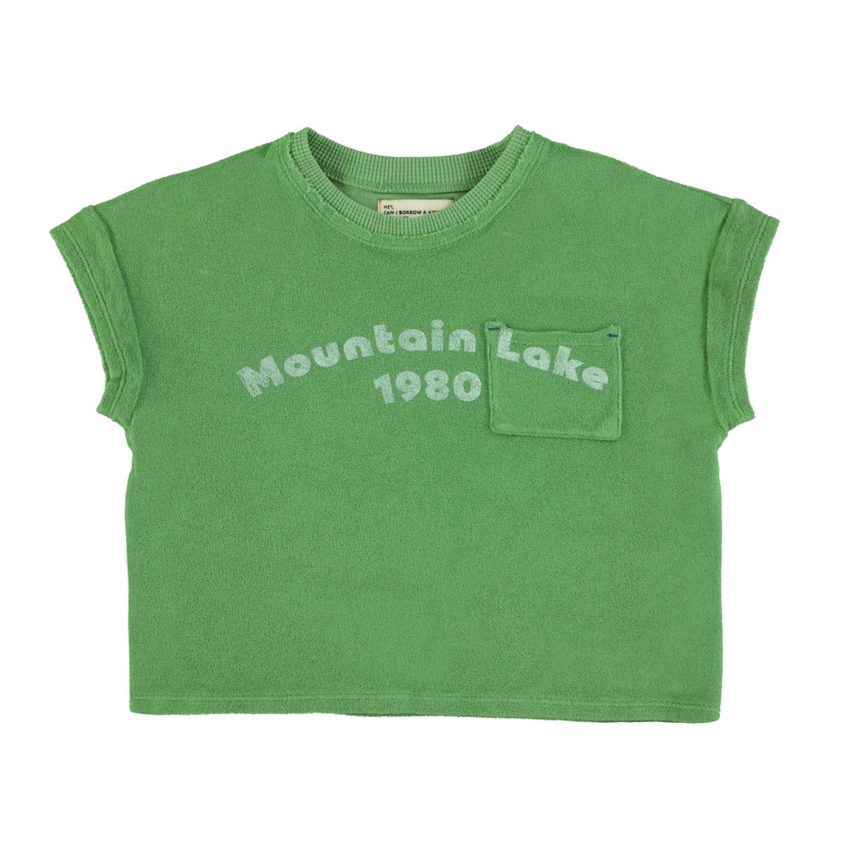 tshirt green w 22mountain lake22 print 1