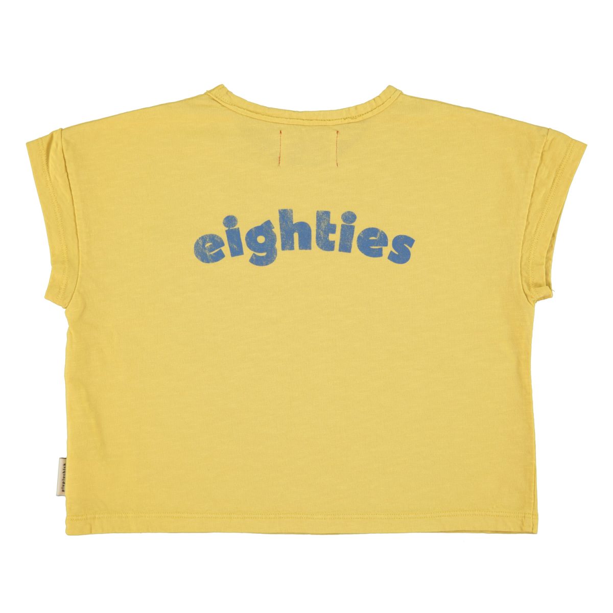 tshirt yellow w multicolor wave print 2