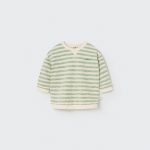 Sudadera rallitas verde