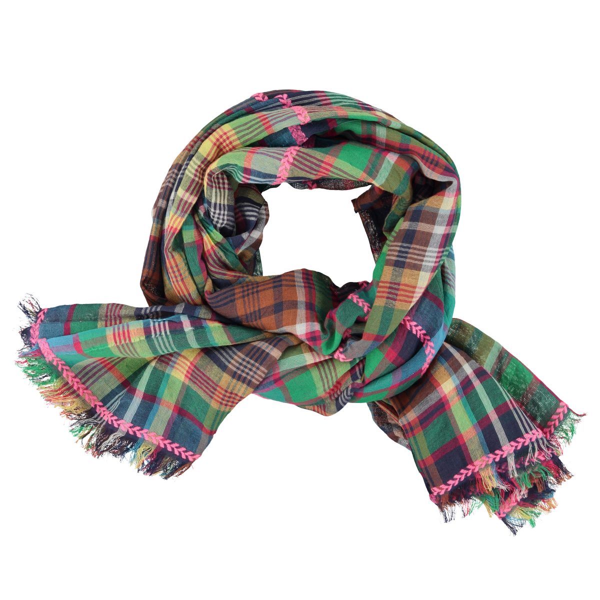 Scarf Multicolor checkered 1