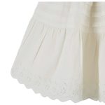Falda blanca bordados - Imagen 2