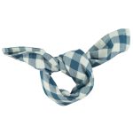 Bandana vichy azul