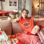 Pantalones rosa palo con rallas melocotón - Imagen 5