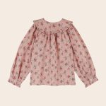 Camisa rosa de flores - Imagen 2