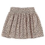 Falda animal print rosa palo