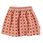Falda estrellas negras