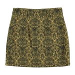 Falda amarilla estampado serpiente - Imagen 4