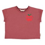 Camiseta rosa manzana