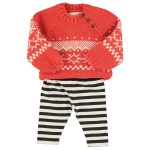 Jersey jacquard rojo - Imagen 4