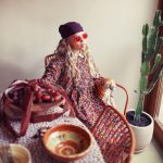 Long dress multicolor flowers - Imagen 7