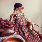 Long dress multicolor flowers - Imagen 9