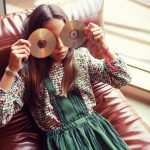 Camisa vichy flores coral - Imagen 4