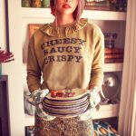 Falda amarilla estampado serpiente - Imagen 2