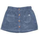 Falda pana azul