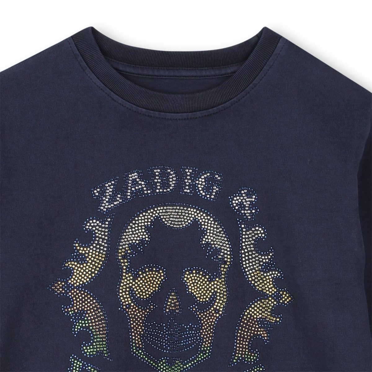 Camiseta estampada azul marino - Imagen 3