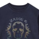 Camiseta estampada azul marino - Imagen 3