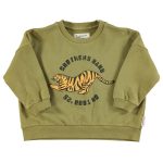 Sudadera tigre verde