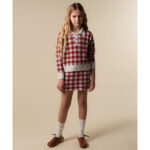 Mini falda punto vichy Russet - Imagen 2