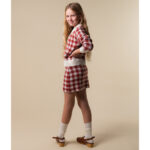 Mini falda punto vichy Russet - Imagen 3