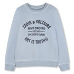 Sudadera azul celeste logo