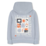 Sudadera azul cielo espalda estampada - Imagen 3