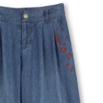 Pantalon denim palazzo - Imagen 3
