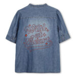 Camisa denim bordados - Imagen 3