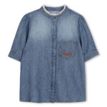 Camisa denim bordados