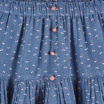 Falda flores bordadas - Imagen 2