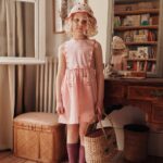 Vestido Vichy bordado cerezas - Imagen 4