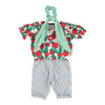 Camisa cuello marinero baby  flores - Imagen 5