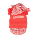Camiseta toalla baby cuello Peter Pan "Amour" - Imagen 3